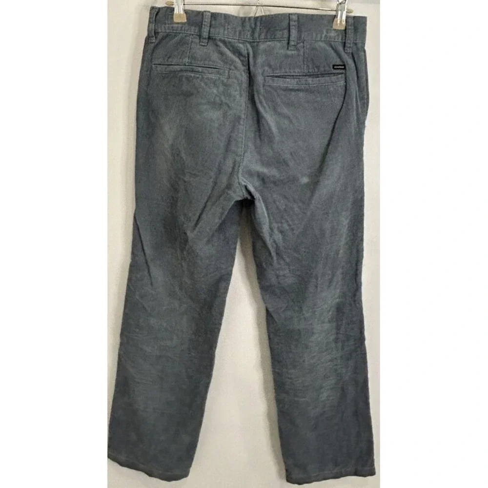 Pacsun Mens Straight Corduroy Pants Dusty Blue Size 30 x 32